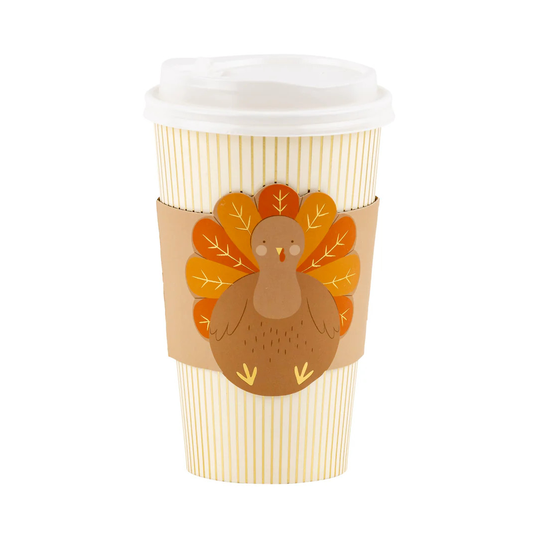 Gold Stripe Turkey To Go Cup | My Mind's Eye