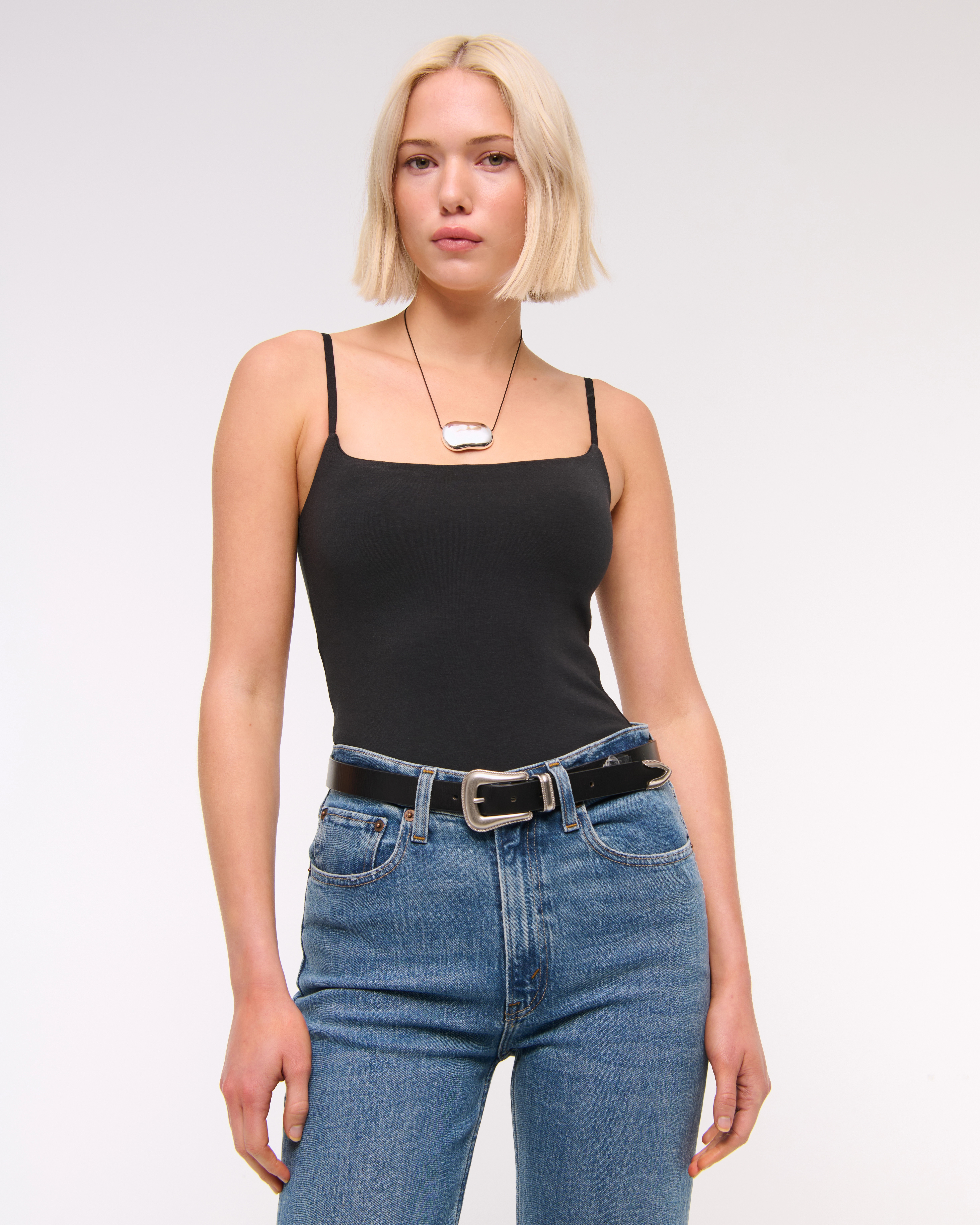 Bra-Free 90s Cami Bodysuit | Abercrombie & Fitch (US)