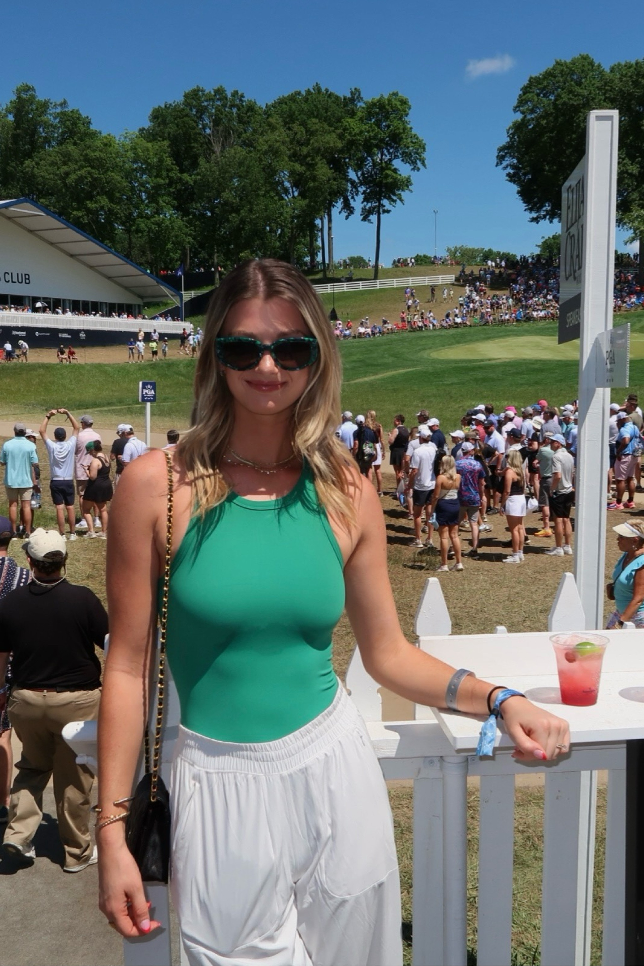 The perfect golf spectator fit when you don’t like typical golf clothes 😅 

Note: the bag I have is a Chanel dupe (you won’t catch me dead spending almost $6K on a purse). I couldn’t link my dupe but included the original just in case there are any big spenders out there. 😉

#LTKSeasonal #LTKstyletip #LTKActive