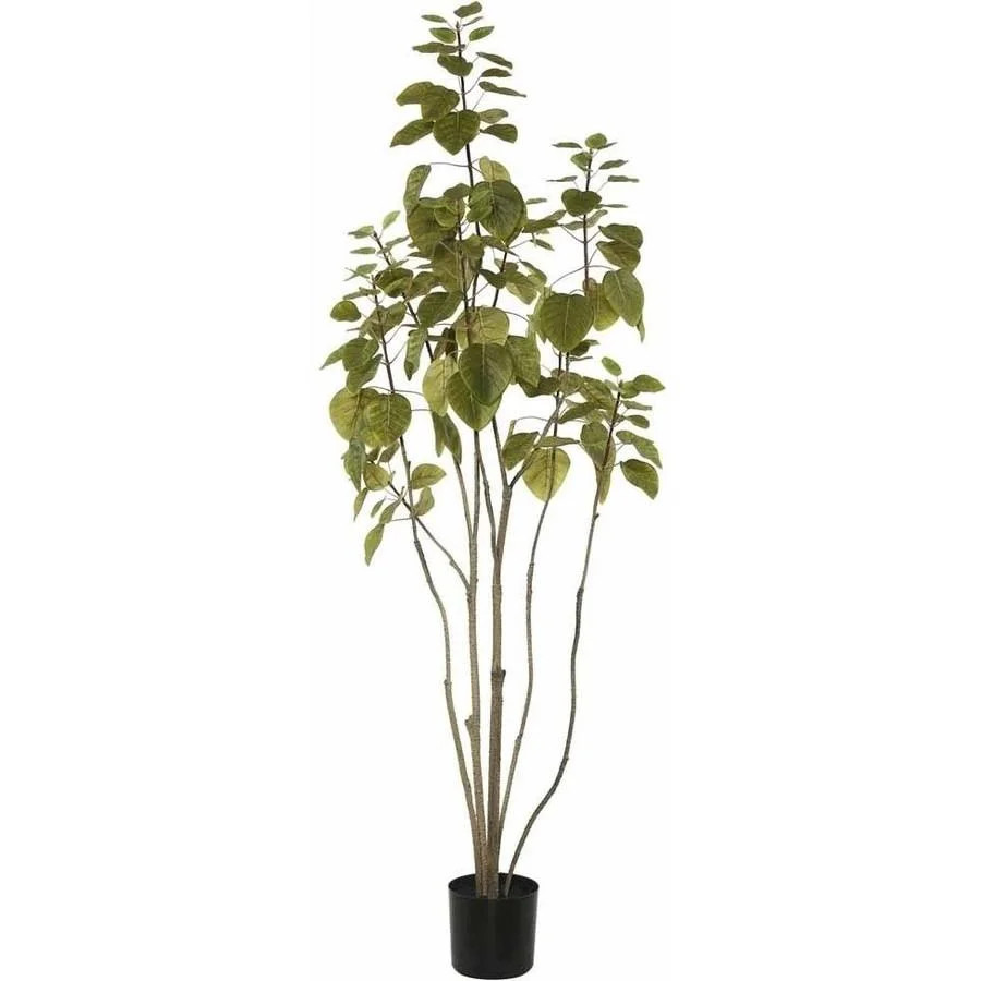 Vickerman 4' Artificial Green Potted Cotinus Coggygria Tree with 177 Leaves | Walmart (US)