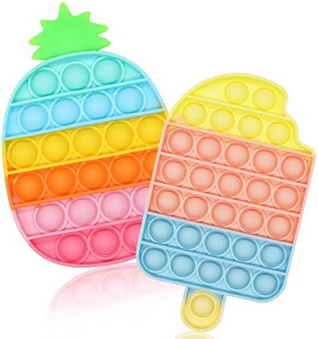 SUYPAS Push Pop Fidget Toys, Push Pop Bubble Fidget Sensory Toy for Kids and Adults,Fidget Pack w... | Amazon (US)