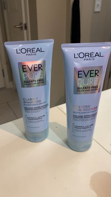 Clarifying shampoo and conditioner 

#LTKbeauty #LTKVideo #LTKfindsunder50