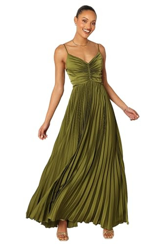 Petal & Pup Naira Pleated Maxi Dress - Palm Green 10 | Amazon (US)