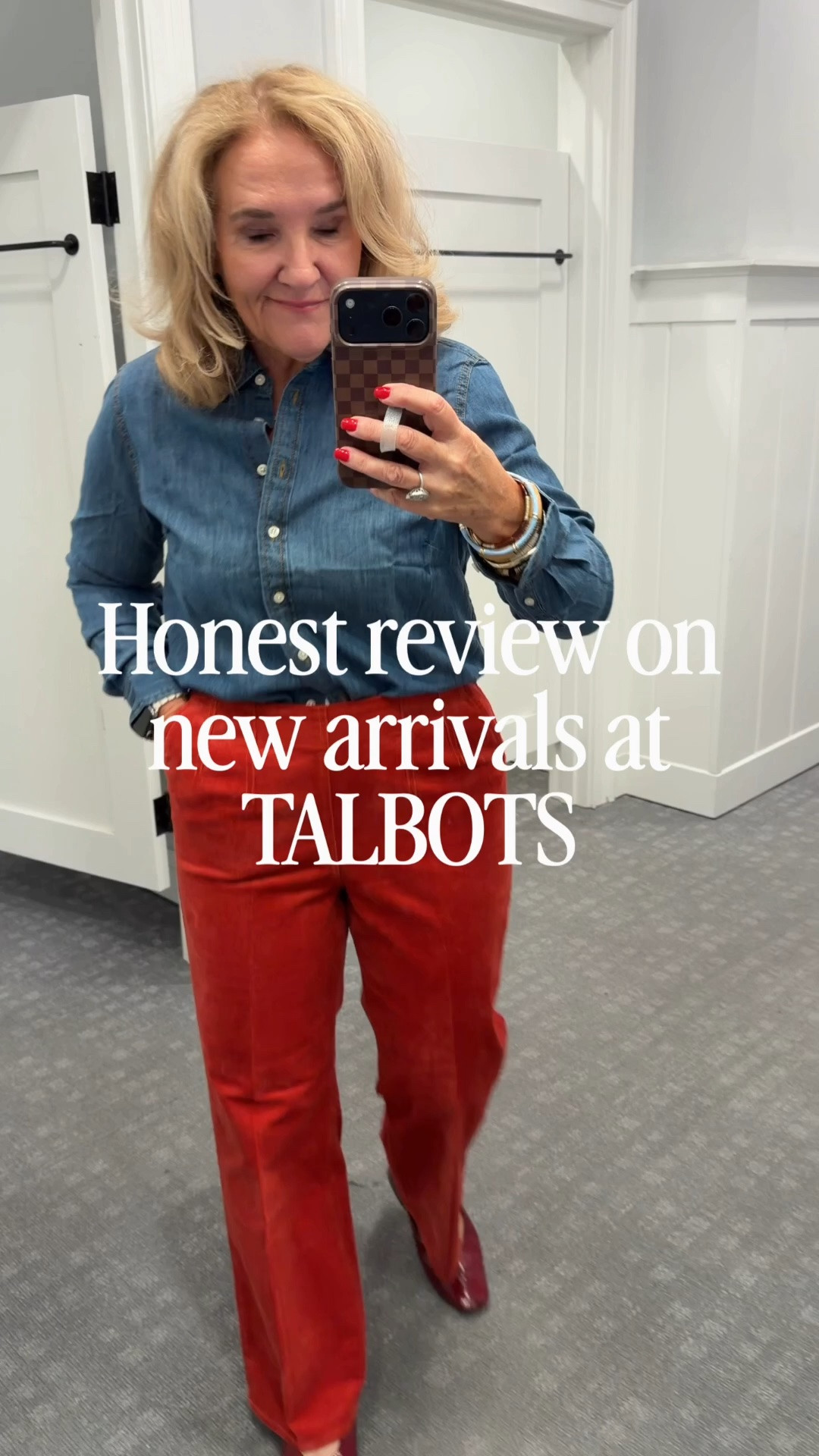 Honest review in sizing details below
Lightweight denim shirt, size medium petite, if you need one, this is a good one
Corduroy pants come in multiple colors. They’re pull on very comfortable and very flattering. True to size wearing a ln 8 petite
Bomber jacket is a very soft wool blend fully lined and I’m thrilled with it. Wearing a medium petite.
Argyle sweater size medium regular and I love the colors. I love the print, but it was pretty lightweight and a loose knit and I didn’t think it was worth the money.
Wool blend joggers are lined to the knee, and if you have sensory issues you’re not gonna like these. I love them. I love the modern nature and I think they’ll be warm so I’m picking them up. Wearing a medium petite.
Green tweet blazer feels like 100% wall even though it isn’t. I’m wearing a 10 petite my regular size and blazers at Talbots. I think you’ll get a lot of weight out of this for years to come. It’s a classic British tweed.
Wearing medium in both the top and skirt sweater pieces I just didn’t love it. The knit was a bit flimsy and I didn’t think it was flattering.
Striped turtleneck in a medium it’s a classic base layer. I love the colors.
The knit denim was very well done. Super soft, but still had enough body to it. Wearing an eight petite my regular size.

#LTKSaleAlert #LTKOver40 #LTKPetite
