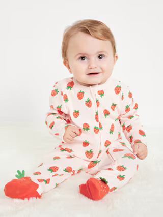 2-Way-Zip Sleep & Play Footed One-Piece for Baby | Old Navy (US)