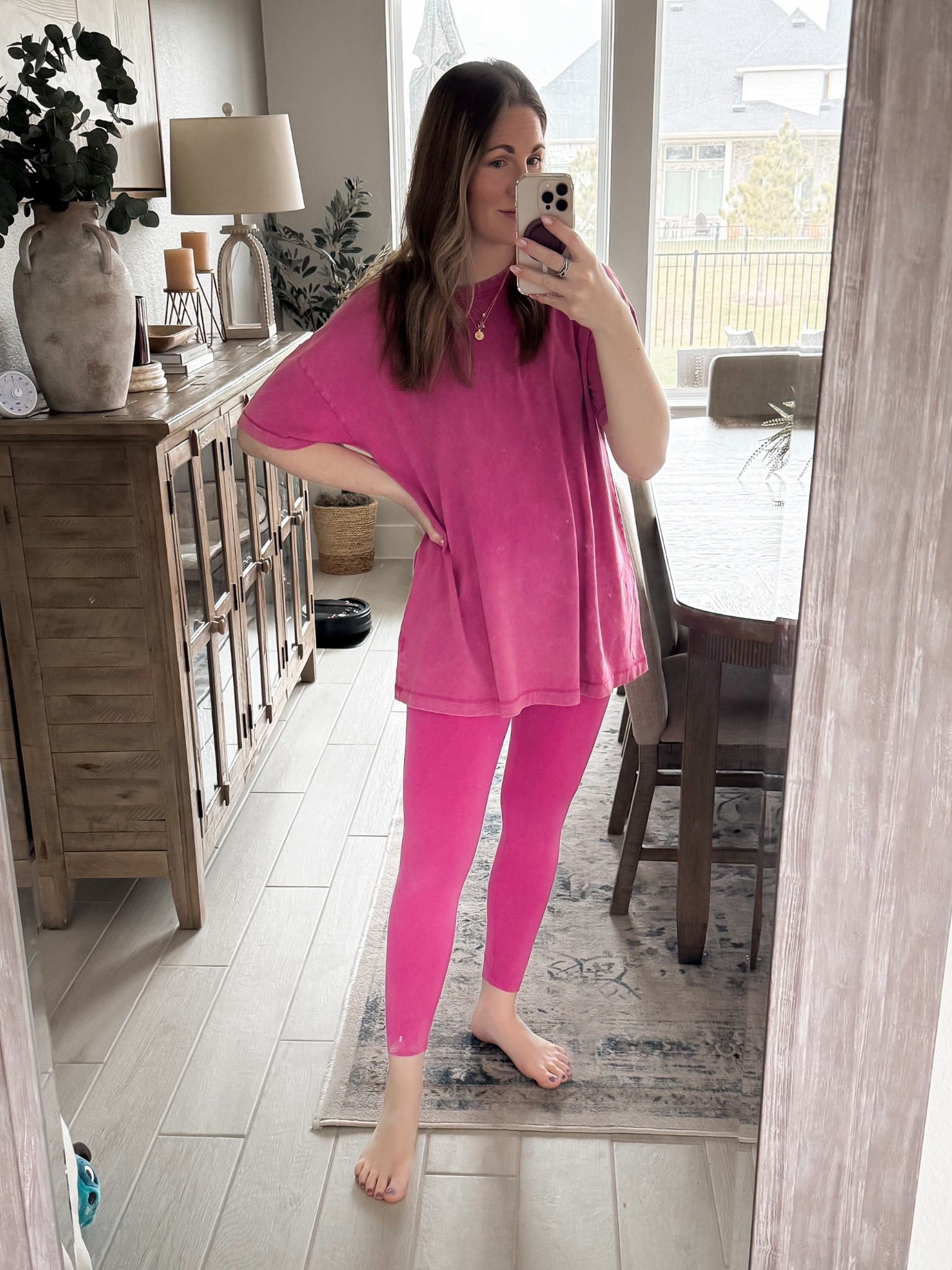 Soft, comfy, and bright enough to boost my mood on even the busiest mom days 💕 This set is one of those “throw it on and still feel put together” outfits — perfect for errands or lounging at home. Linking this exact set for you guys!

#LTKStyle #LTKActive #MomStyle #AthleisureWear #LTKFinds