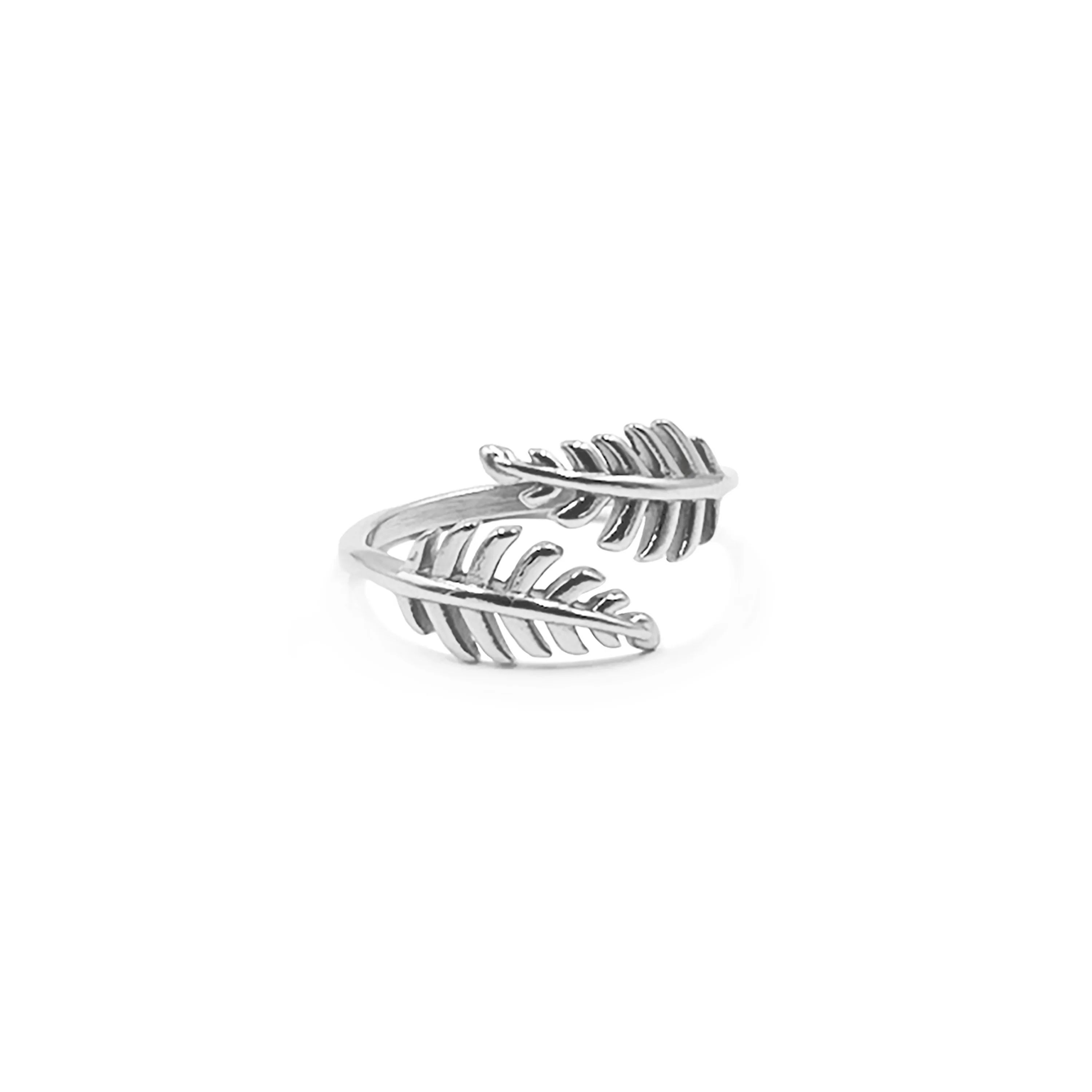 Silver Laurel Leaf Ring | Kinsley Armelle