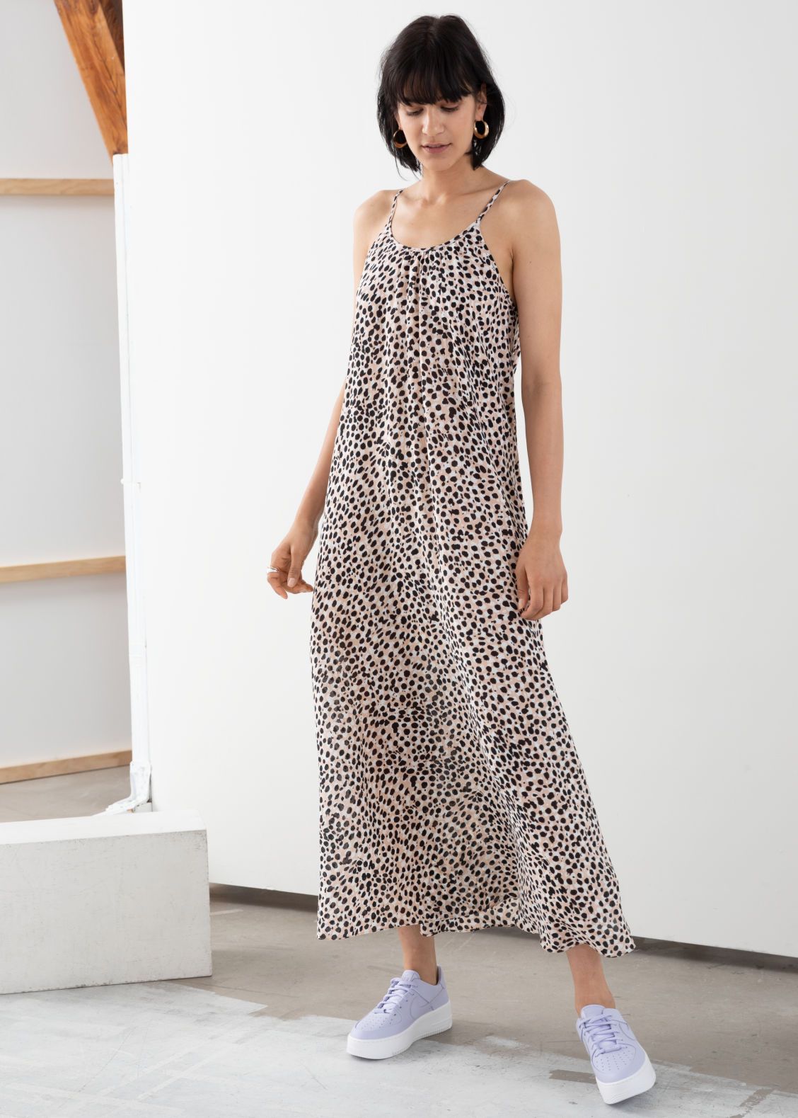 Gathered Leopard Maxi Dress | & Other Stories (EU + UK)