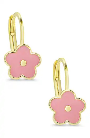 Lily Nily Kids' Heart Hoop Earrings | Nordstrom | Nordstrom