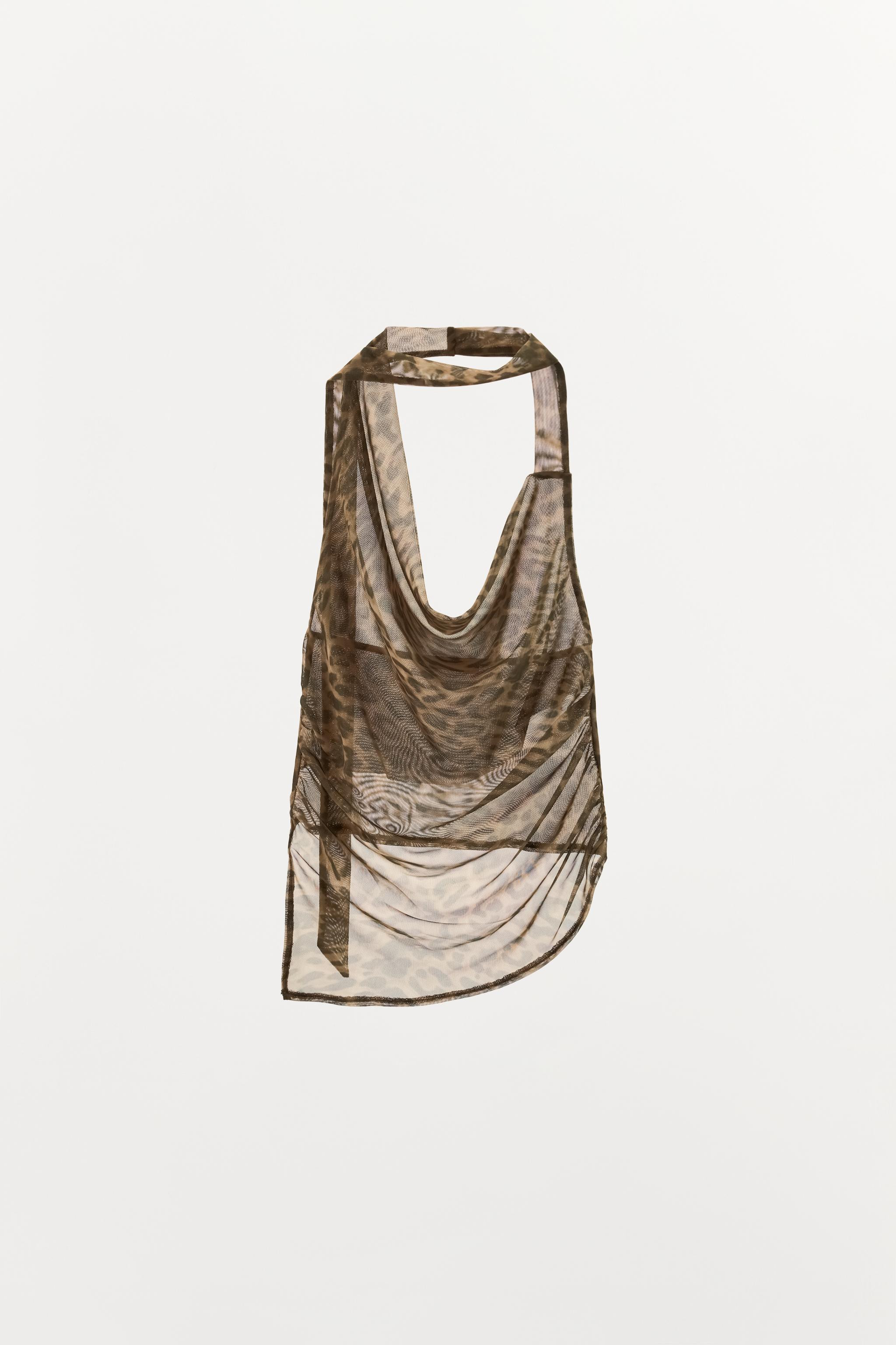 TULLE HALTER TOP | Zara US