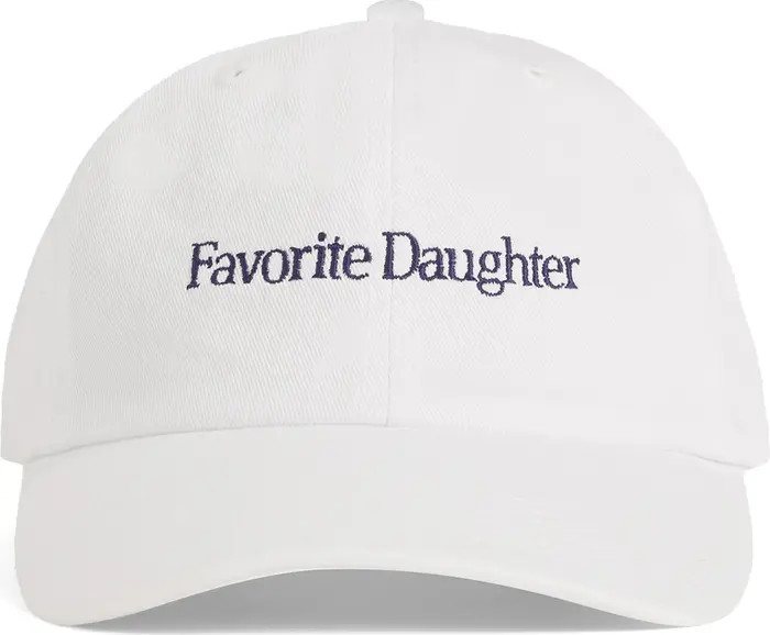 Favorite Daughter Classic Logo Cotton Twill Baseball Cap | Nordstrom | Nordstrom