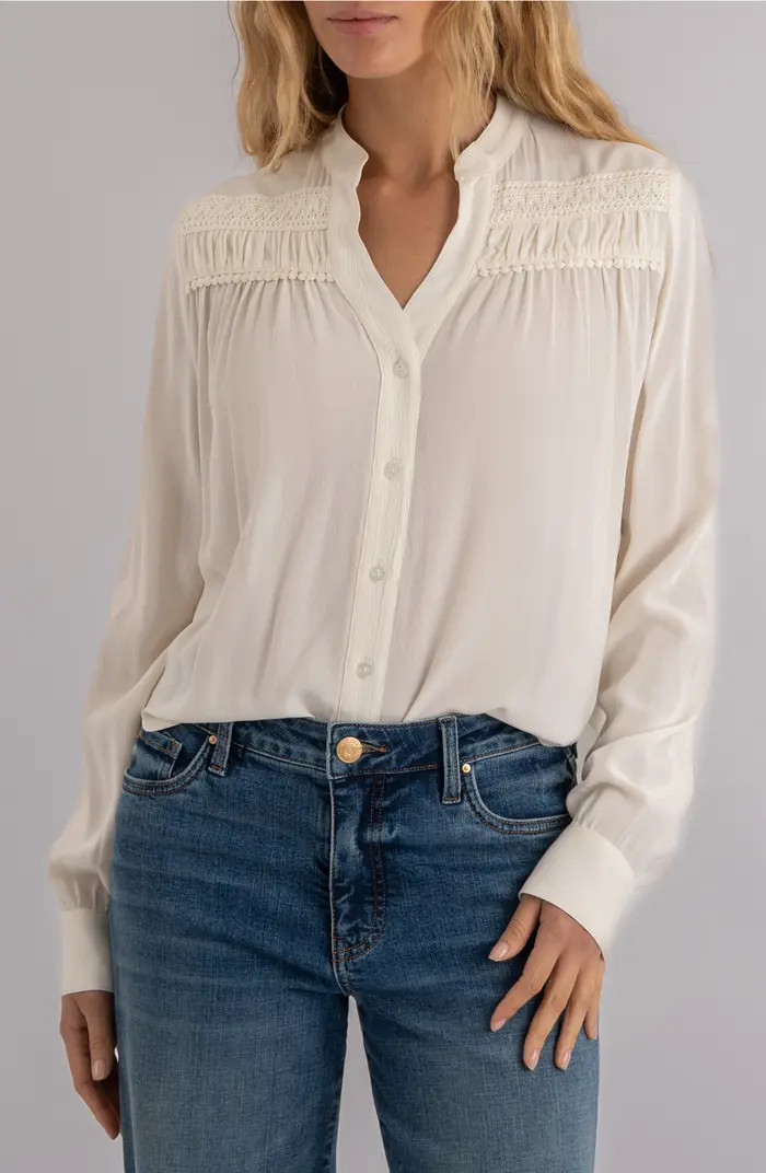 Adrie Lace Trim Top | Nordstrom