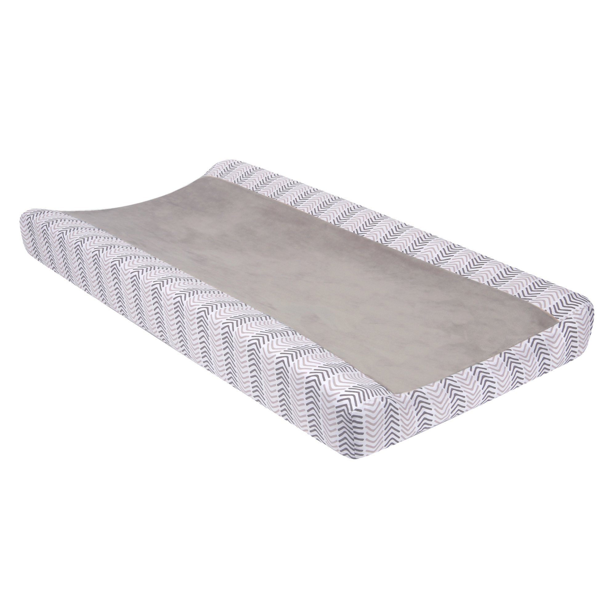 Lambs & Ivy Woodland Forest Gray Chevron Changing Pad Cover - Walmart.com | Walmart (US)