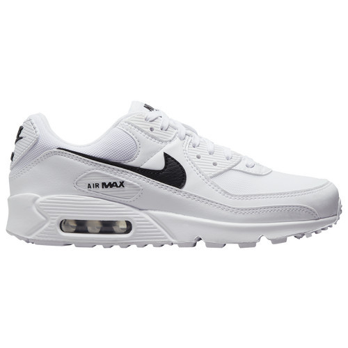 Womens Nike Nike Air Max 90 - Womens Shoe White/Black Size 09.0 | Kids Foot Locker (US)