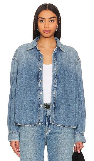 Aiden High Low Shirt in Shout | Revolve Clothing (Global)