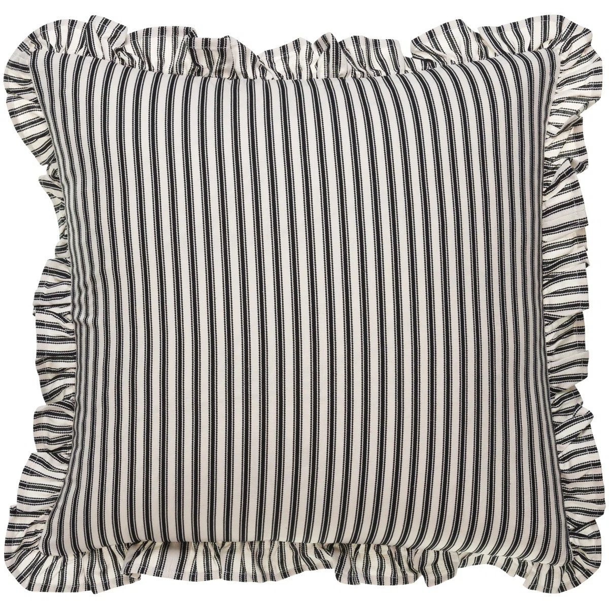 Aneatra Ruffled Cotton Throw Pillow | Birch Lane