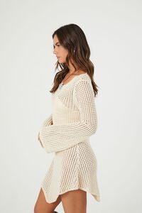 Sheer Crochet Bell-Sleeve Dress | Forever 21