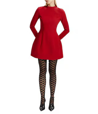 Delphi Long Sleeve Mini Dress | Dillard's