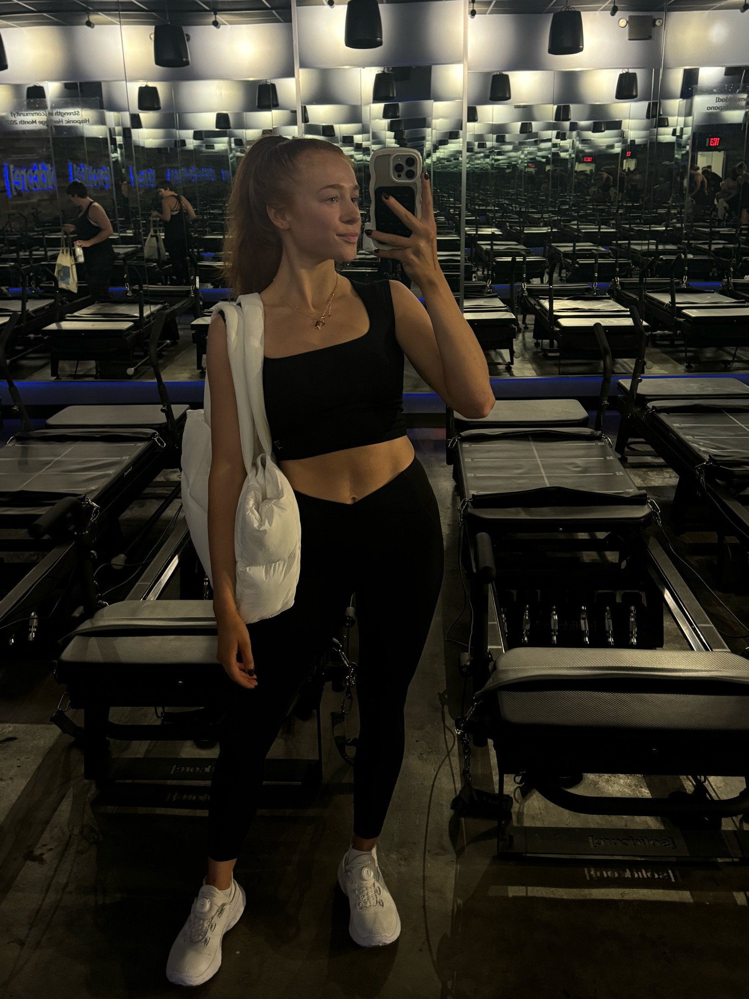 Solid core workout fit wearing size small bottoms and xs top #gymshark #underarmour #workoutfit

#LTKU #LTKActive #LTKfindsunder100