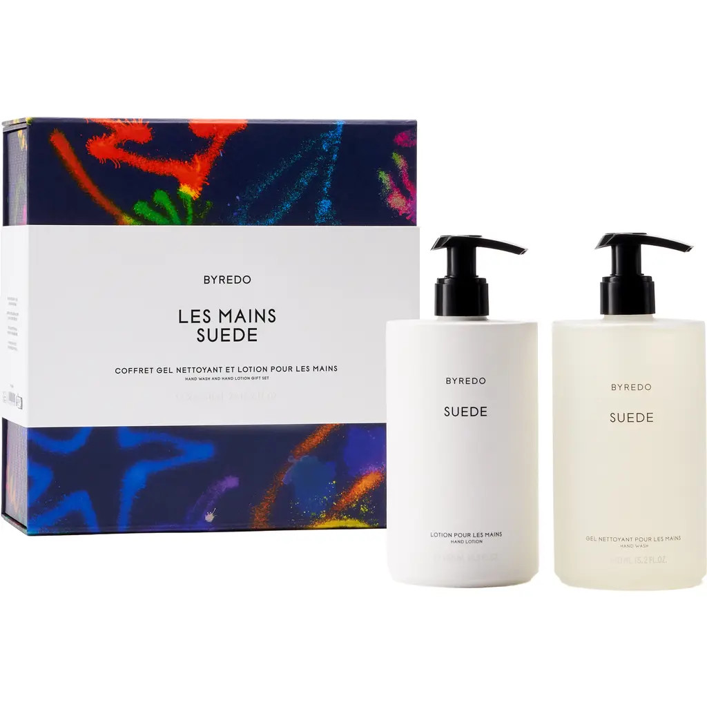 BYREDO Les Mains Suede Hand Wash & Hand Lotion Gift Set at Nordstrom | Nordstrom