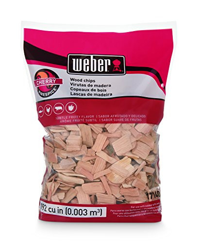 Weber Cherry Wood Chips, 2 lb – Premium BBQ Smoking & Grilling Chips for Subtle, Fruity Cherry Flavor – Ideal for Beef, Lamb, Poultry, Pork & Fish | Amazon (US)