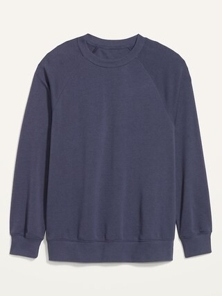 Oversized French Terry Tunic Sweatshirt for Women | Old Navy (US)