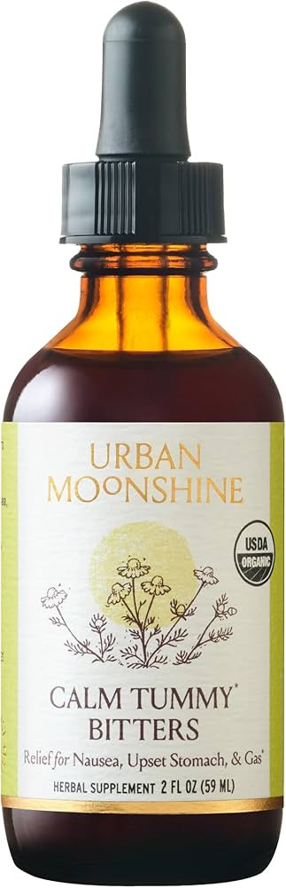 Urban Moonshine Calm Tummy Bitters - Certified Organic - Relief for Nausea & Upset Stomach* - Blo... | Amazon (US)