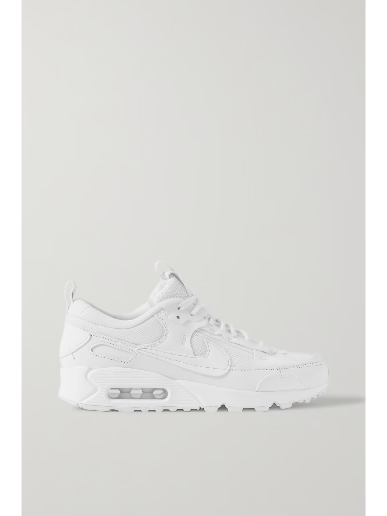 Nike - Air Max 90 Futura Mesh And Leather Sneakers - White | NET-A-PORTER (US)