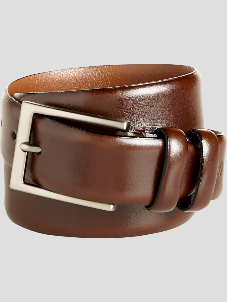 Joseph Abboud Minimalist Leather Belt | Belts | Men's Wearhouse | The Men's Wearhouse