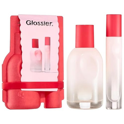 Glossier You Limited Edition Eau de Parfum Holiday Gift Set - Full Size Spray (1.7oz / 50ml) and Travel Size Rollerball (0.27oz / 8ml) | Amazon (US)