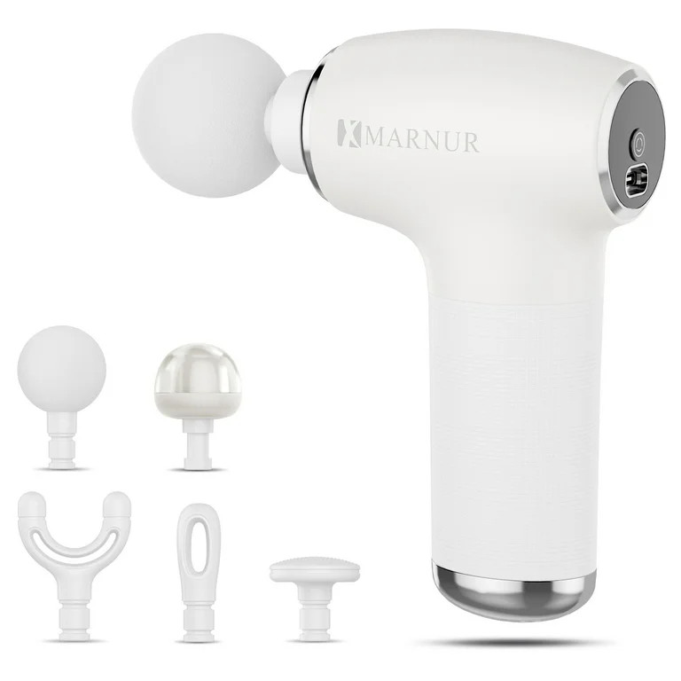 MARNUR Mini Massage Gun with Brushless Motor Portable Handheld Deep Tissue Massager, Light & Palm... | Walmart (US)