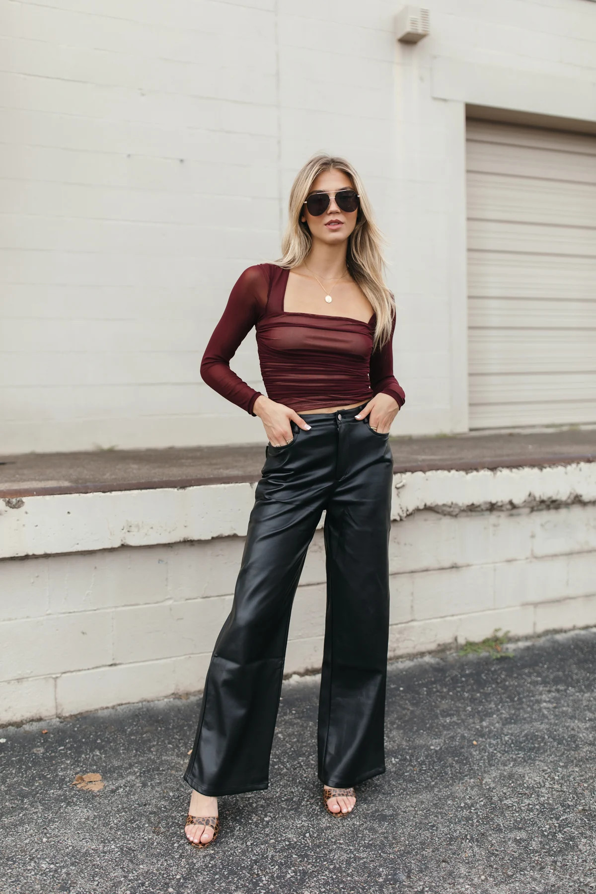 RESTOCK - Luna Leather Pants - FINAL SALE | The Post