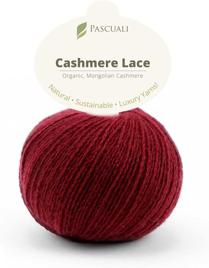 PASCUALI | Bio Cashmere Lace. Strickwolle aus 100% Kaschmirwolle Wolle zum Stricken und Häkeln, ... | Amazon (DE)