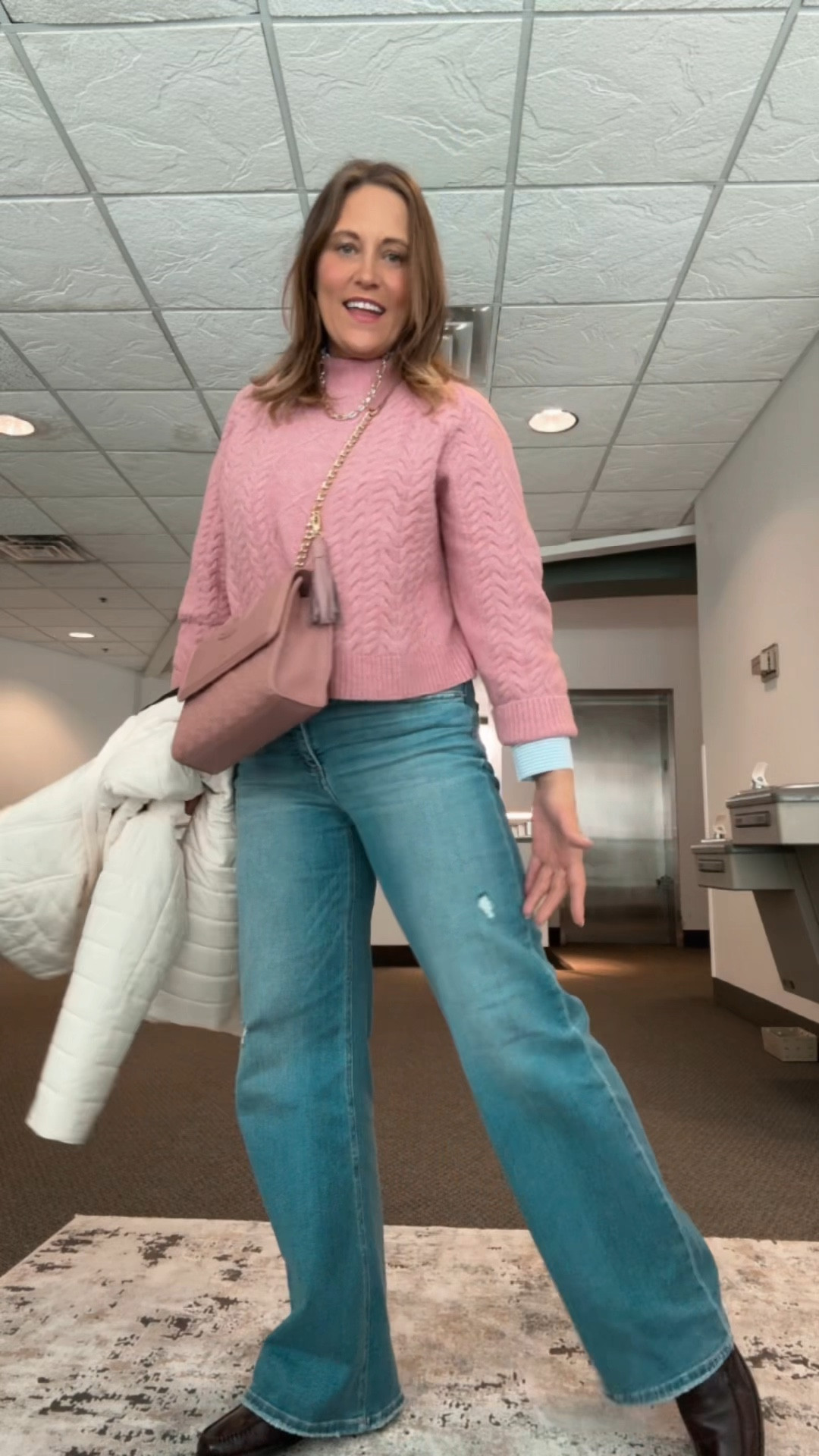 This sweater is so good and 60% off! I love these jeans too!! Also, oxfords are very in right now and an easy look that you probably have in your closet! 

#LTKOver40 #LTKSaleAlert #LTKWatchNow