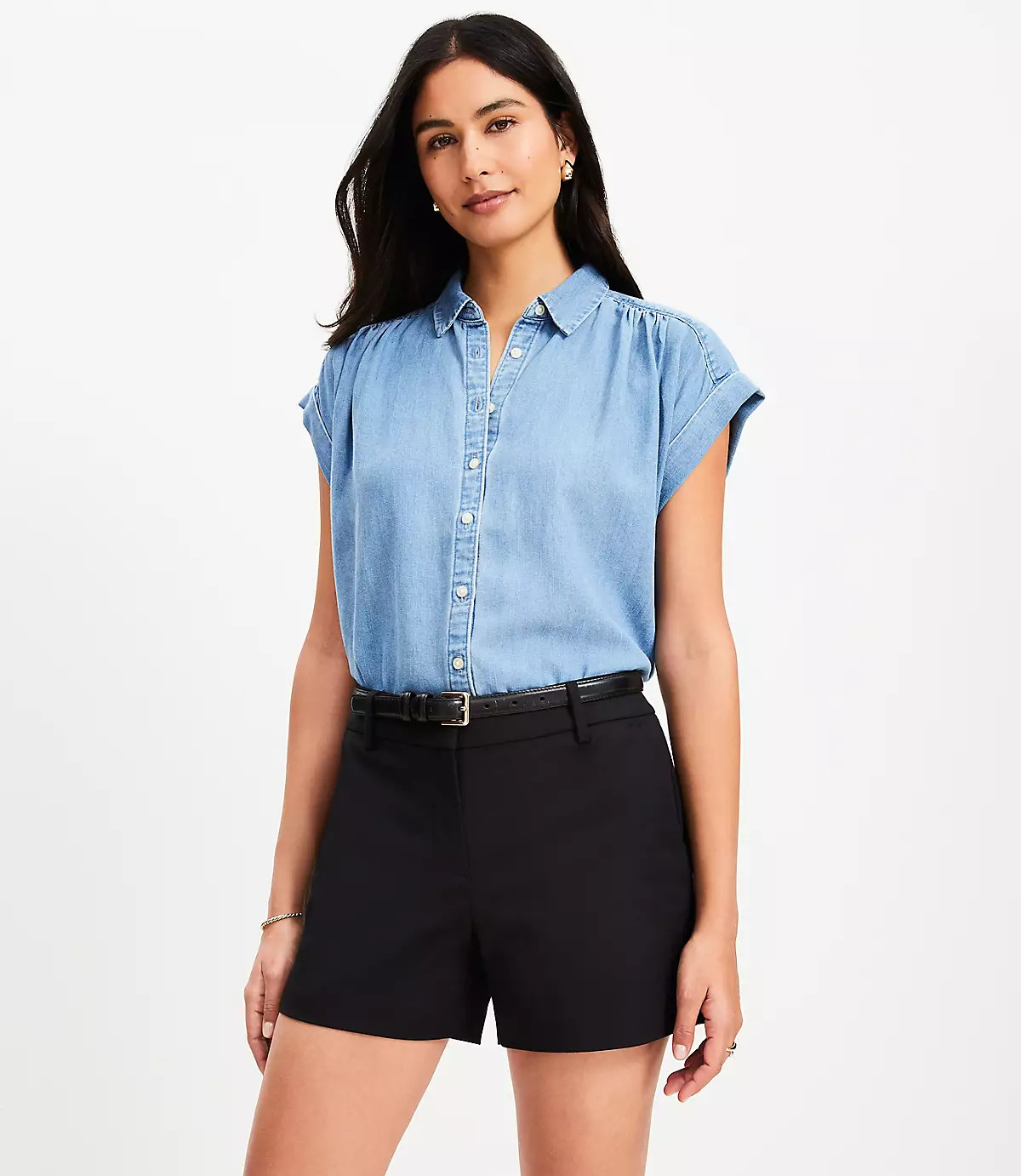 Riviera Shorts in Doubleweave | LOFT