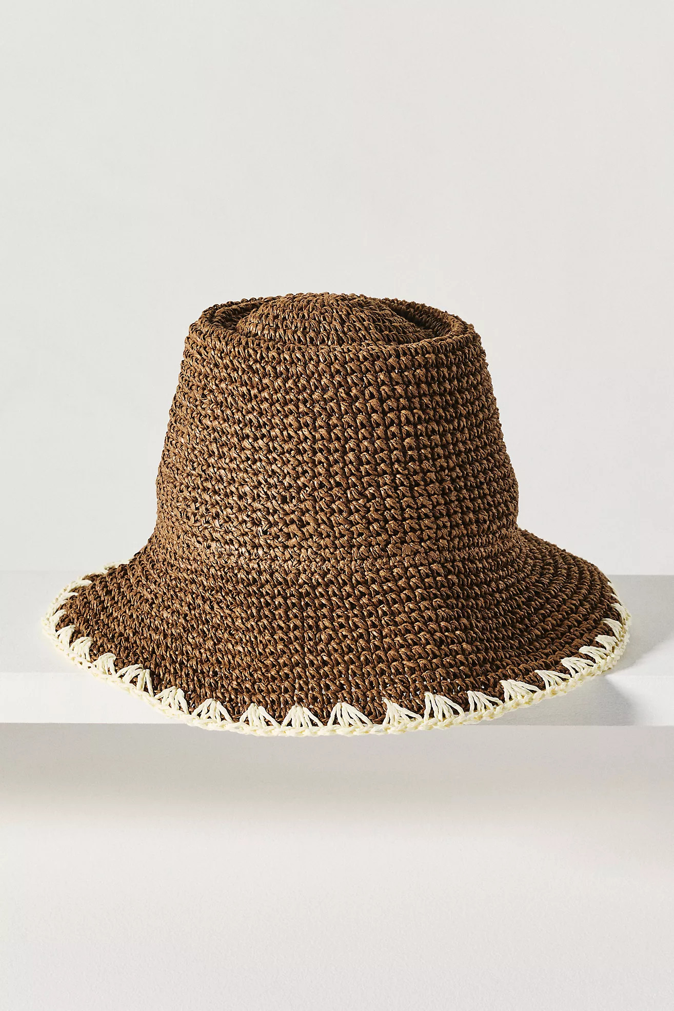 Wyeth Straw Whipstitch Bucket Hat | Anthropologie (US)