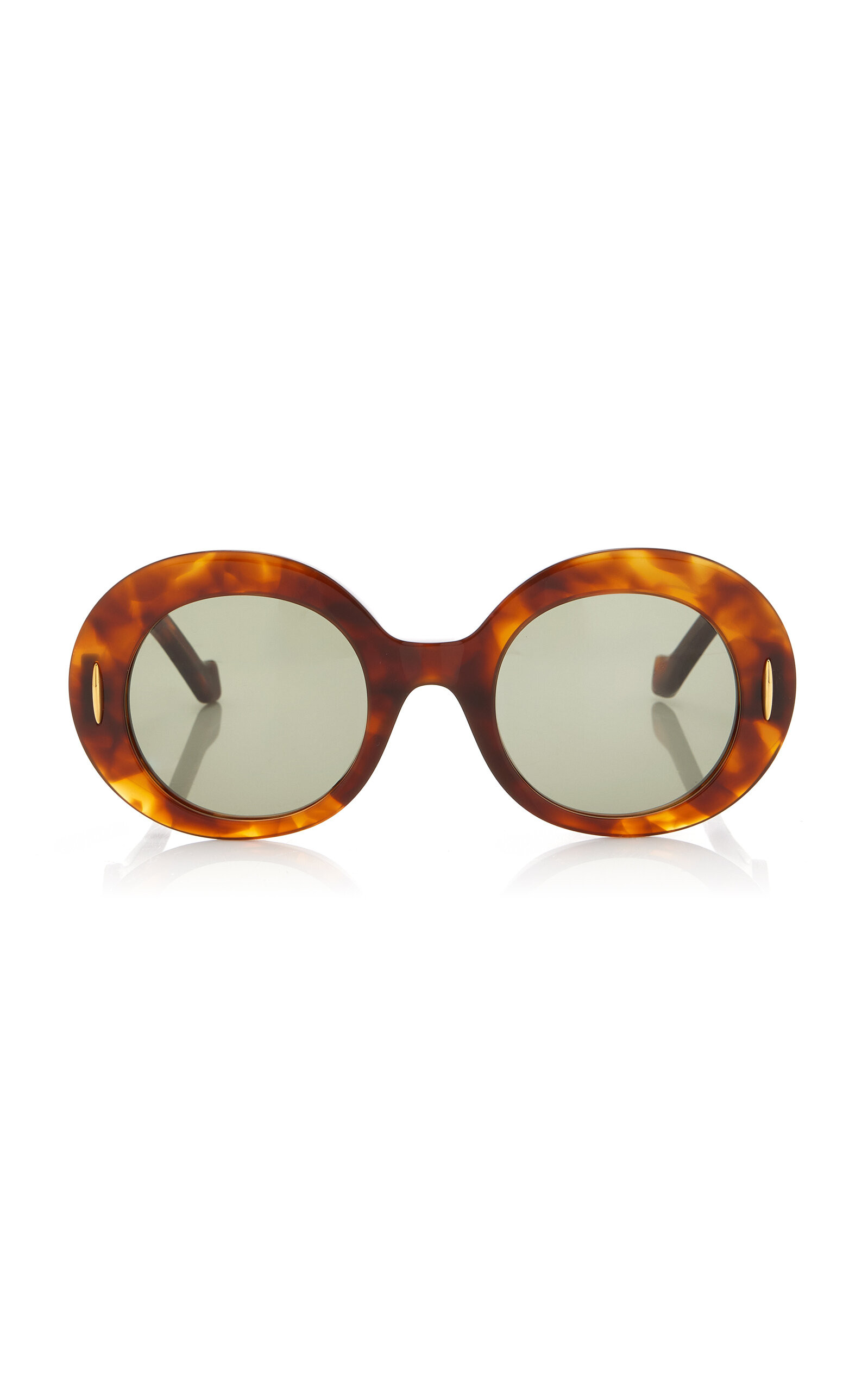 Anagram Oversized Round-Frame Acetate Sunglasses | Moda Operandi (Global)