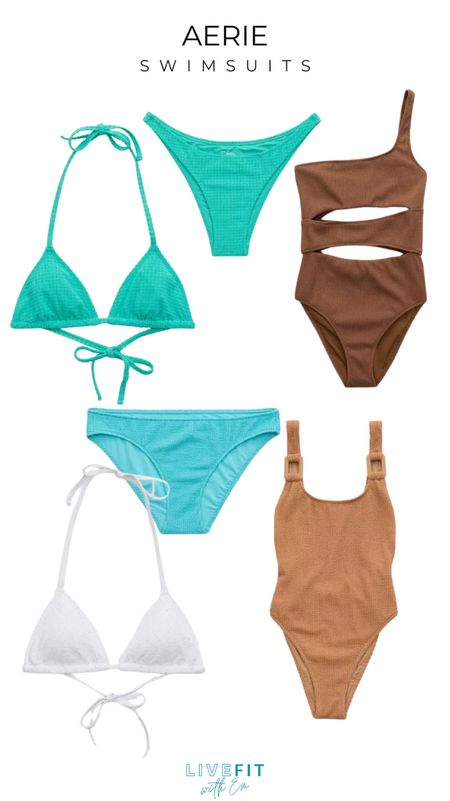Dive into summer vibes with Aerie's latest swim collection! 🌊👙 From the cool aqua hues to the earthy browns, these pieces are all about making a splash while keeping comfort in check. Whether you’re lounging by the pool or soaking up the sun at the beach, Aerie has got you covered for all those sun-kissed days ahead. #AerieSwim #BeachReady #SummerEssentials #LiveFitWithEm

#LTKswim #LTKstyletip #LTKSeasonal