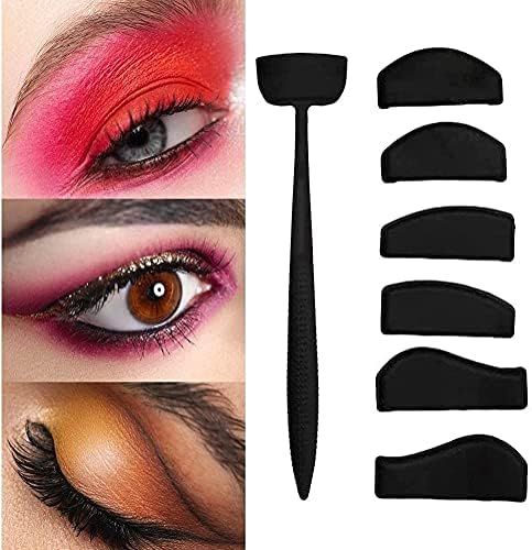 6 in 1 Eyeshadow Stamp Kit, Convenience Eye Shadow Applicator, Silicone Eyeshadow Stamp Crease To... | Amazon (US)