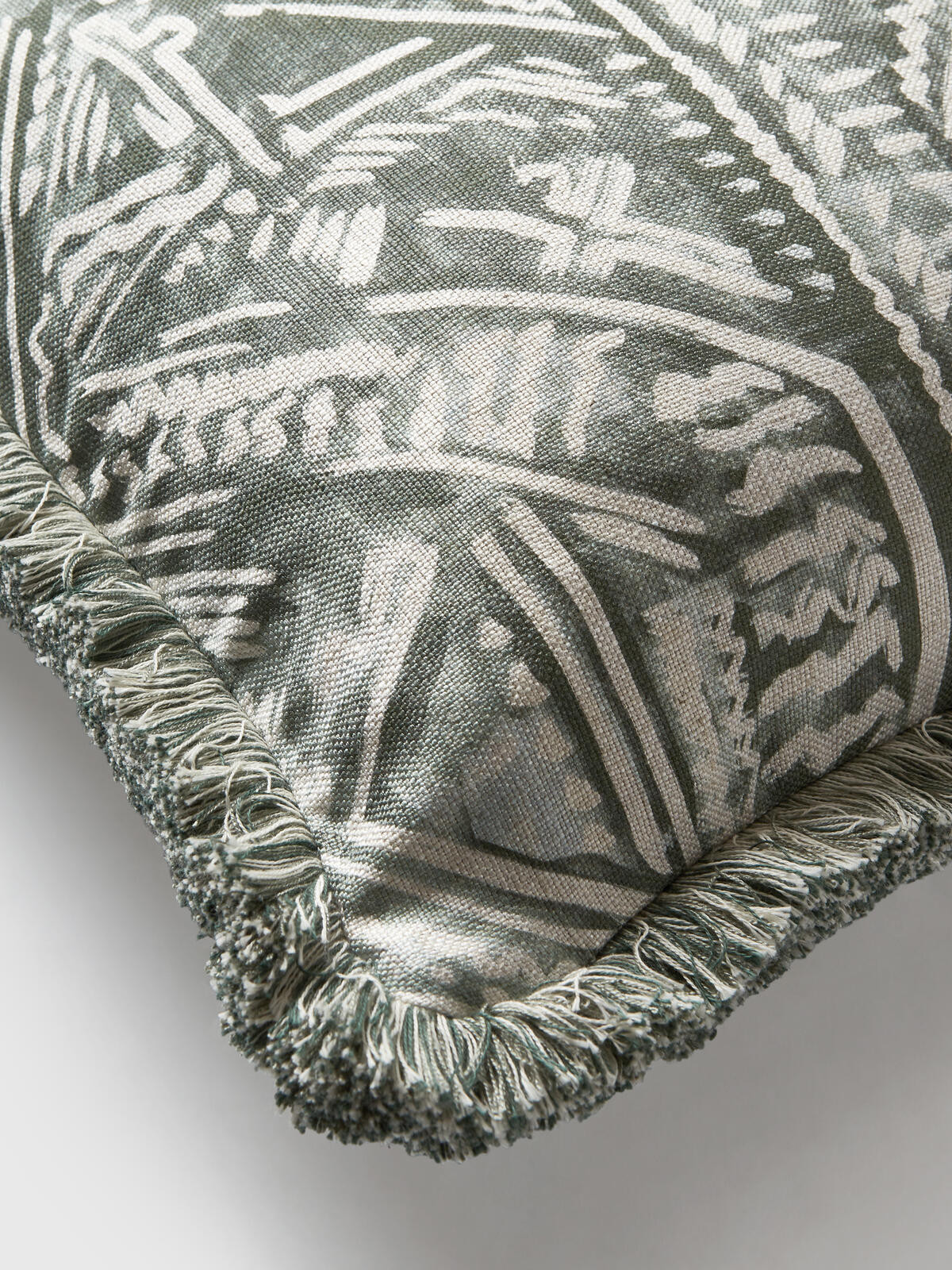 Helford Square Cushion, Sage | Soho Home Ltd