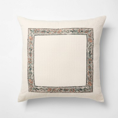 Oversized Square Border Pattern Cream - Threshold™ Design with Studio McGee | Target