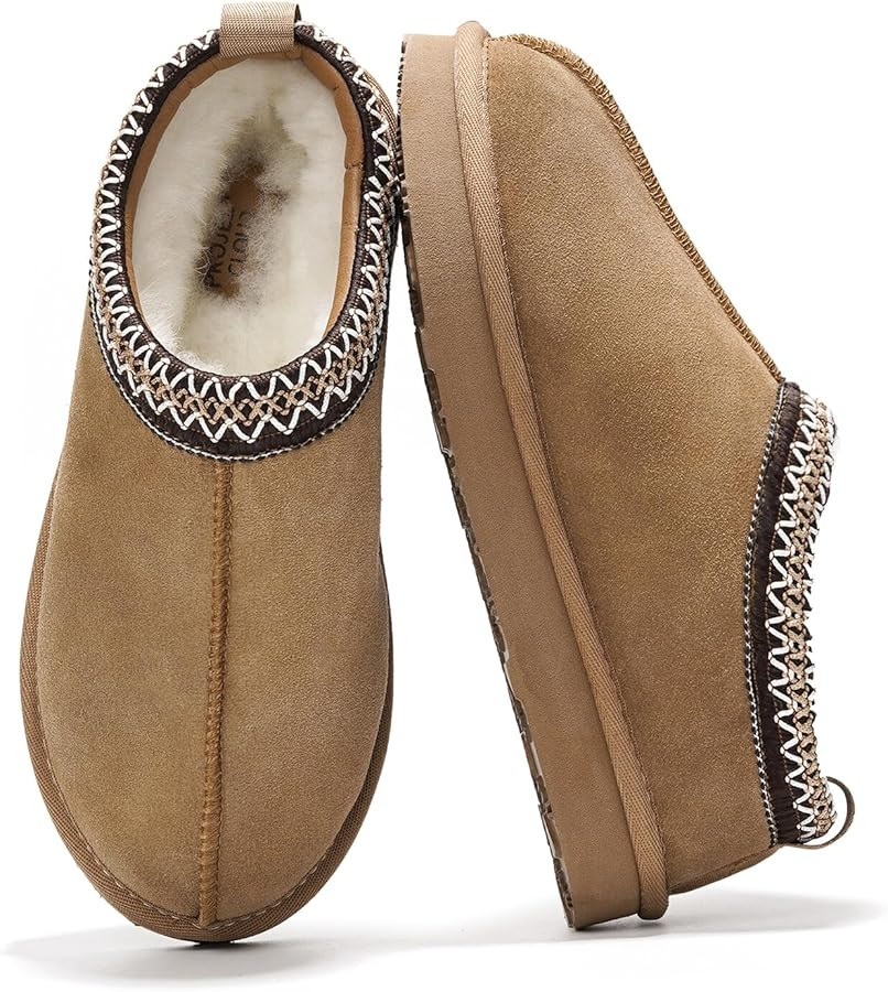 Project Cloud Slippers for Women Genuine Australian Sheepskin & Real Shearling Fur Women's Slippe... | Amazon (US)