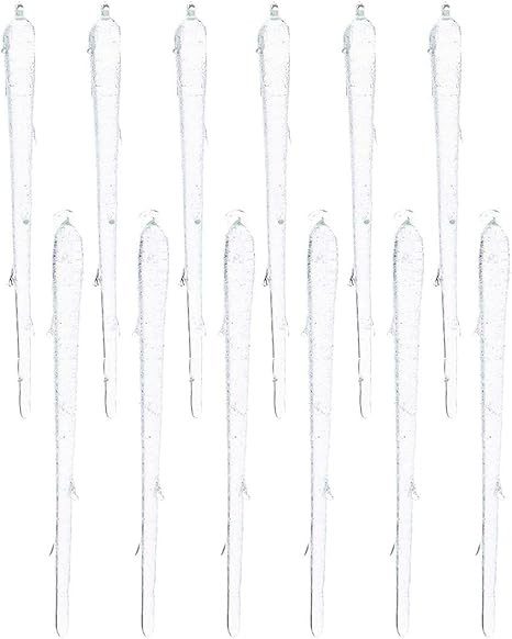 Kurt Adler C3644 Icicle Ornament, Clear | Amazon (US)