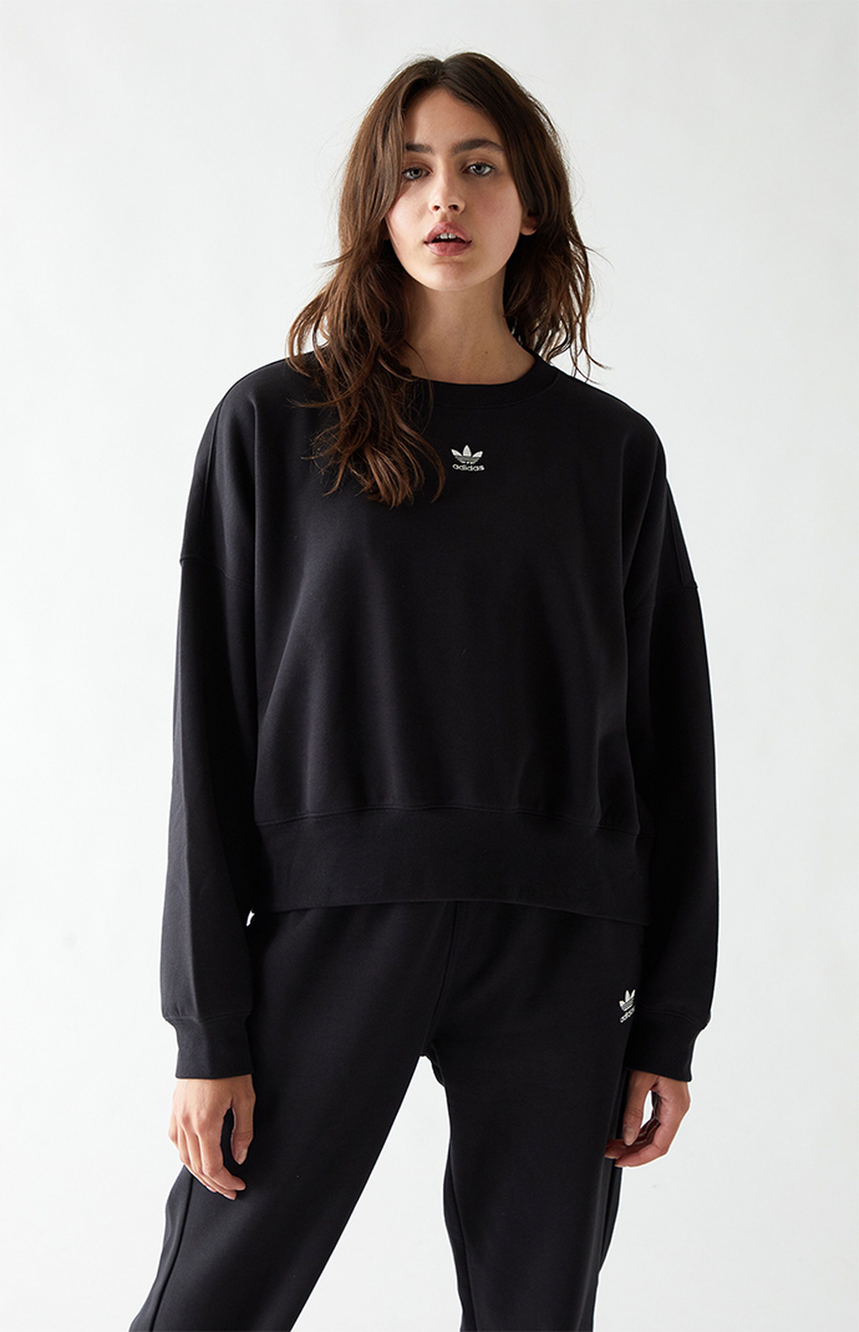 adidas Black Sweatshirt | PacSun | PacSun