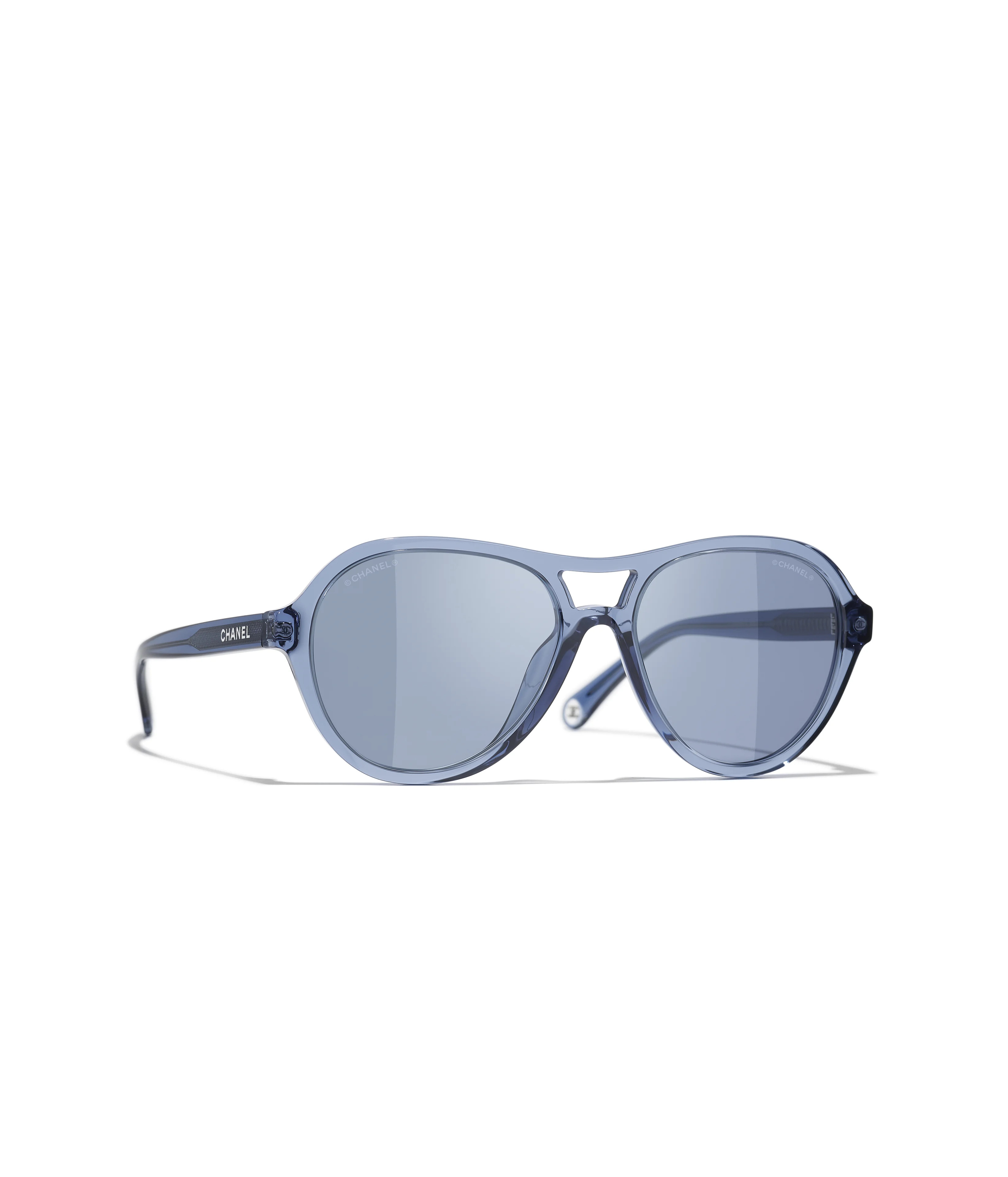 CHANEL Sunglasses: Pilot Sunglasses, acetate — Fashion | CHANEL | Chanel, Inc. (US)