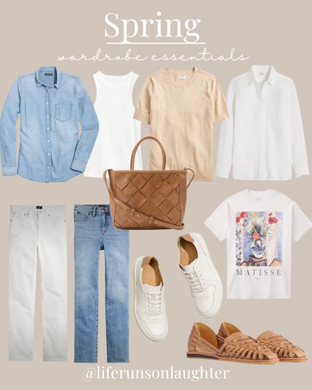Effortless style spring wardrobe essentials  

#LTKsalealert #LTKstyletip #LTKover40