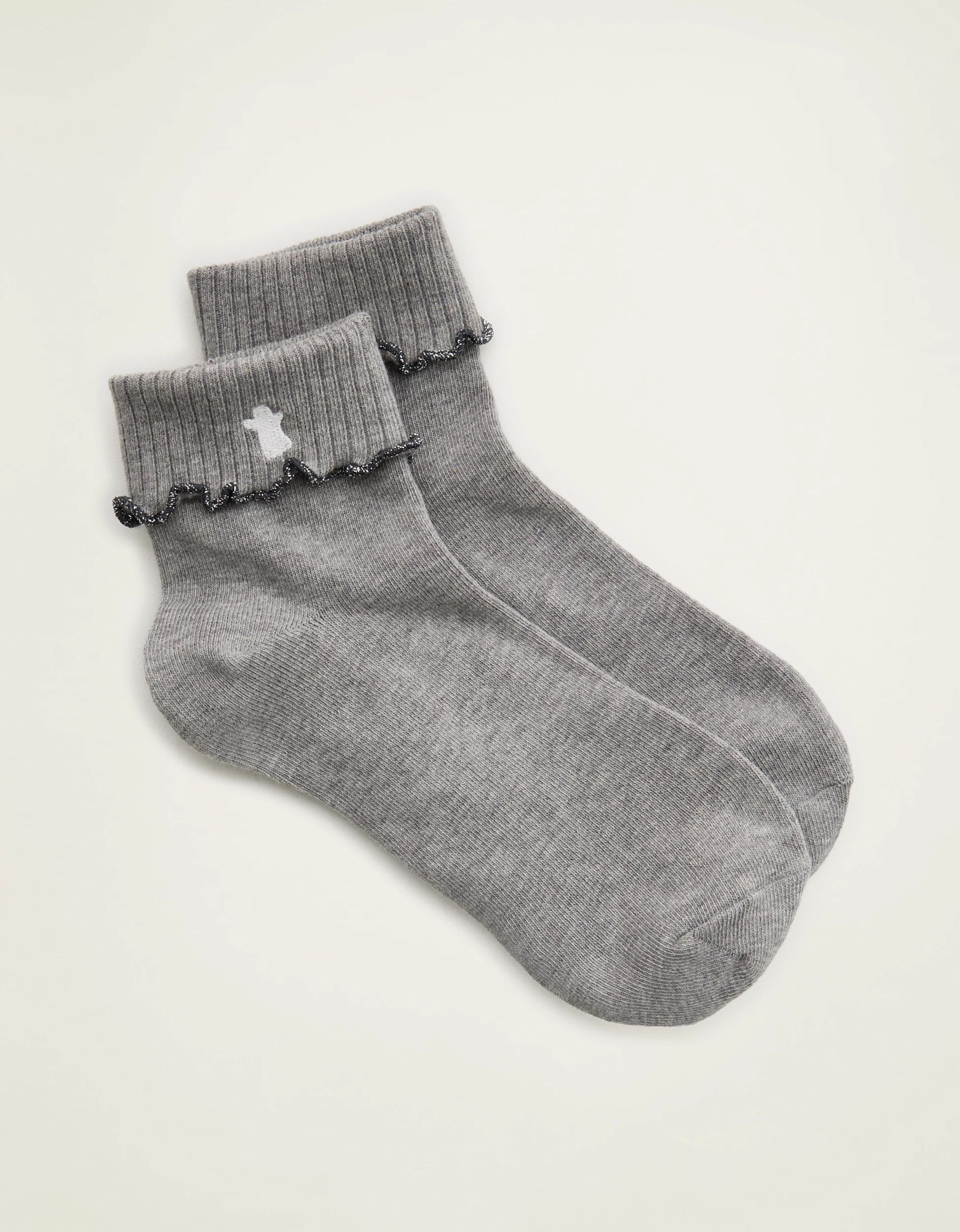 Aerie Lettuce Edge Quarter Socks | American Eagle Outfitters (US & CA)