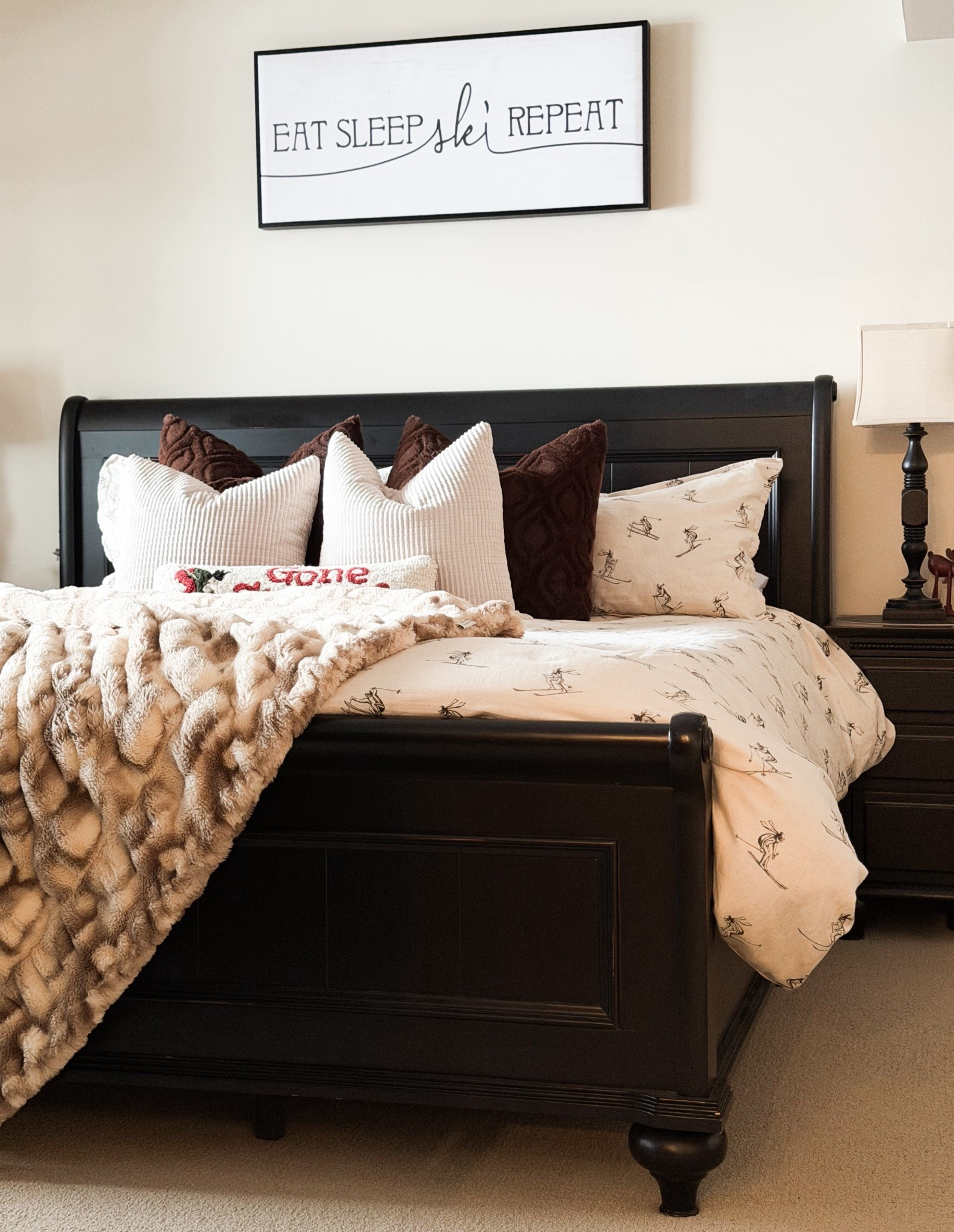 We love our ski chalet bedding at the ski condo. It's the coziest linen! Great quality bedding. We did the duvet on both beds  