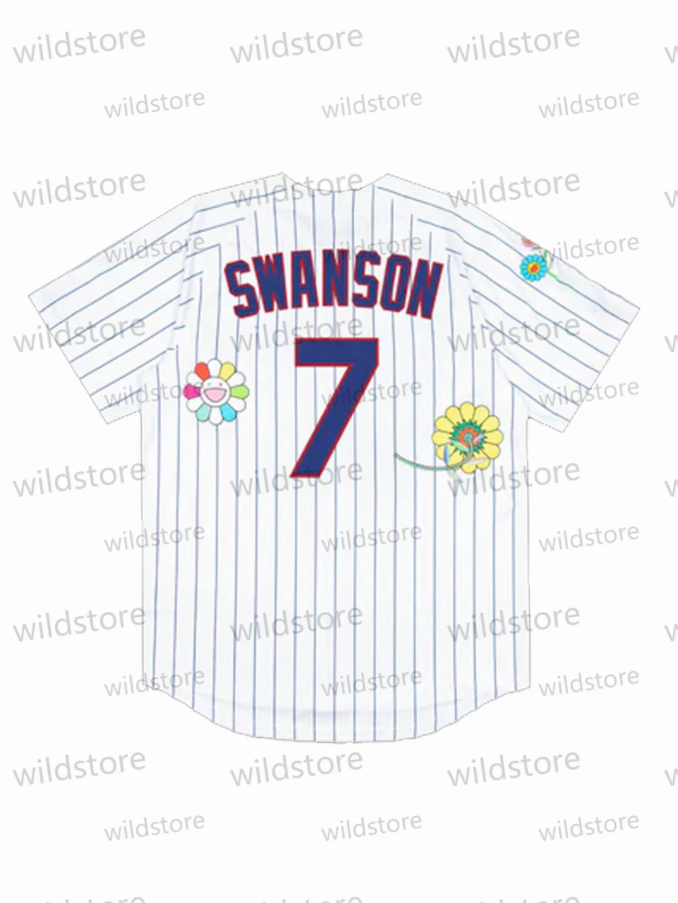 Save Big on Bulk Swanson Cubs Jersey 7 Swanson Baseball Jerseys 2025 Baby Blue/Tokyo Series Hoern... | DHGate