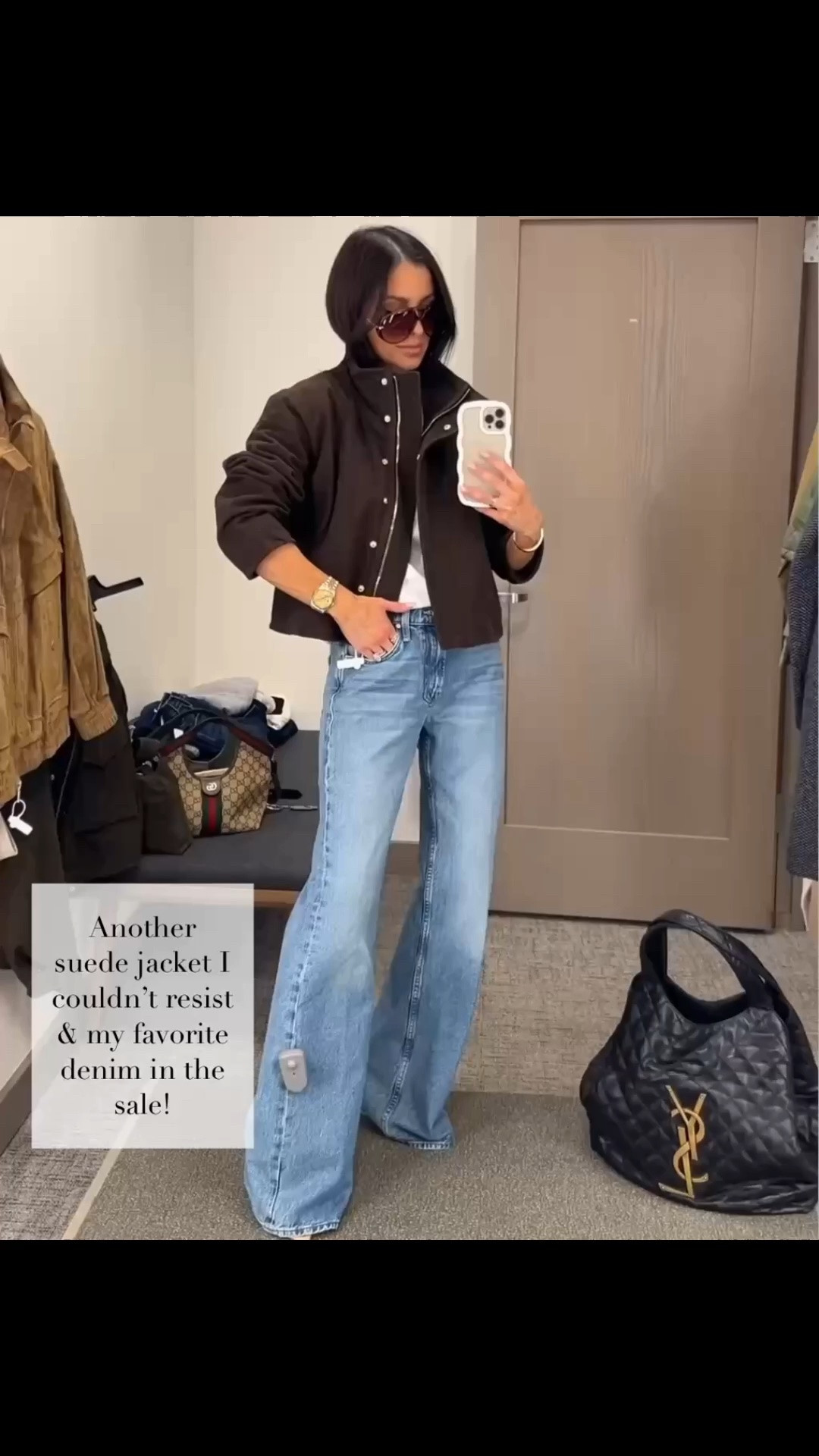 Nordstrom end of season sale
AllSaints suede jacket
Mother jeans

#LTKSeasonal #LTKSaleAlert #LTKOver40